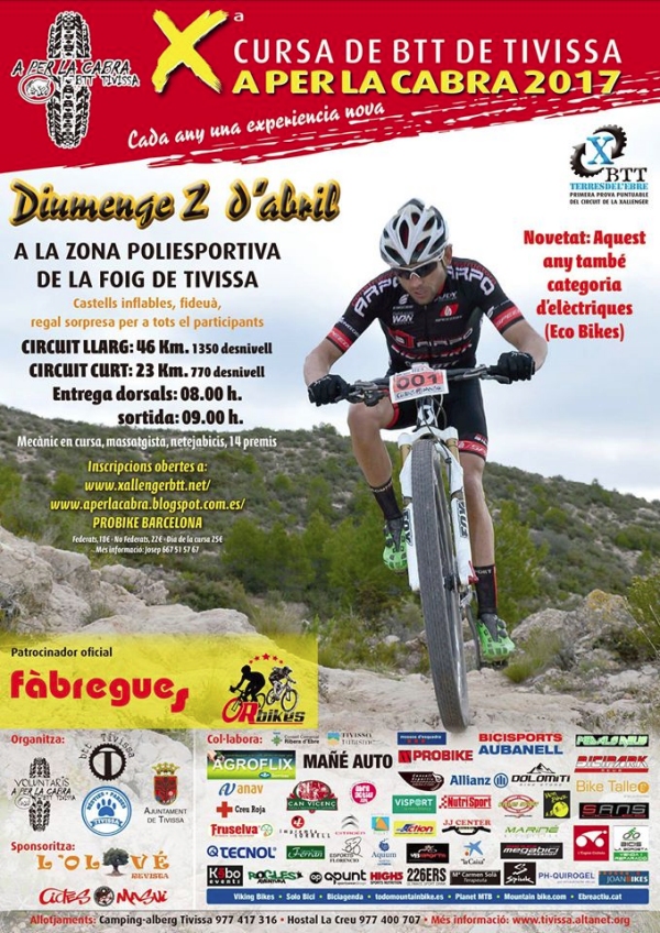 10a cursa BTT a per la cabra