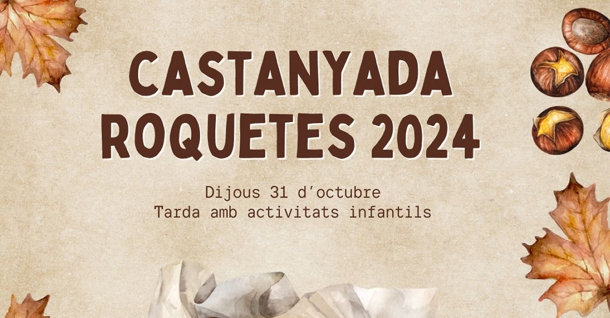 Roquetes recupera la festa de la Castanyada