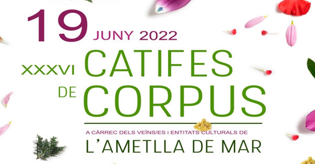 XXXVI Catifes de flors per Corpus a lAmetlla de Mar