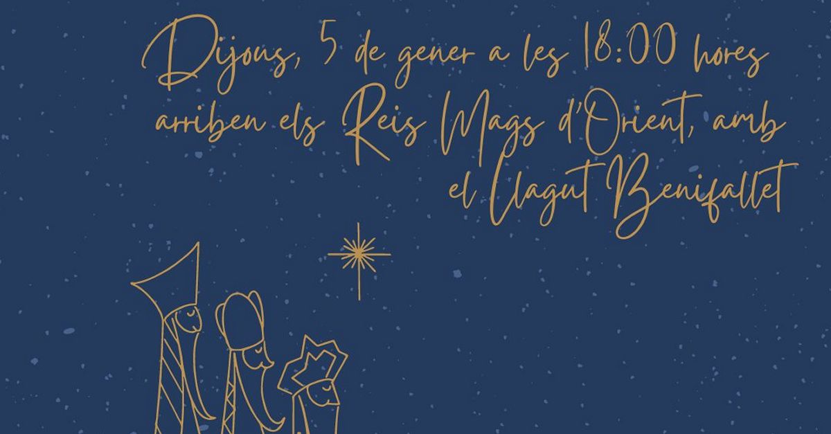 Llegada de los Reyes Magos a Benifallet