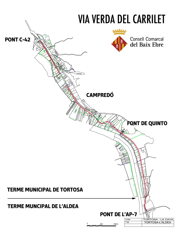 El Consell Comarcal del Baix Ebre ja t tot el finanament per executar el primer tram de la Via Verda del Carrilet | EbreActiu.cat, revista digital d’oci actiu | Terres de l’Ebre ...