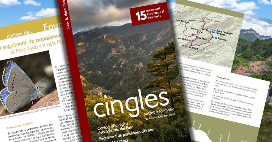 Cingles, nmero 6 del butllet informatiu del Parc Natural dels Ports