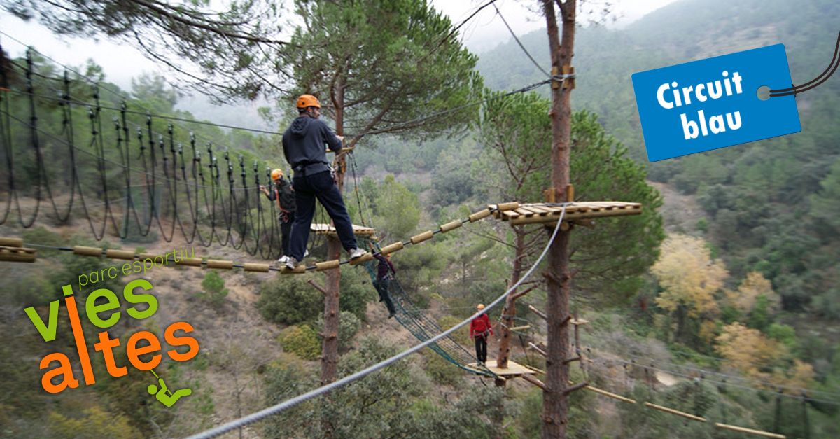 Aventura en el parque Vies Altes - Circuito azul