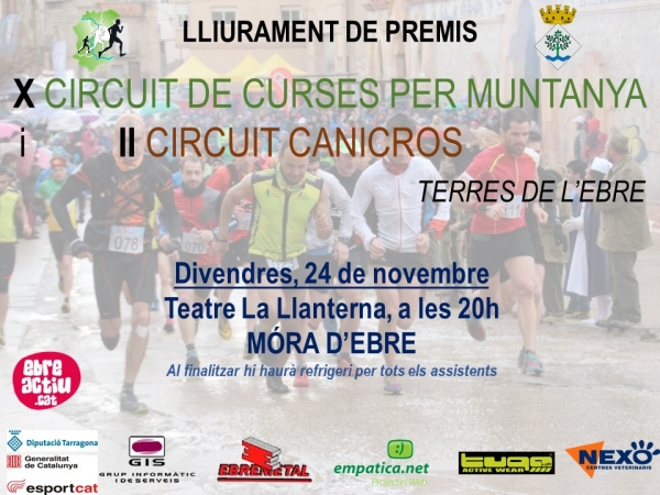 Festa de cloenda del Circuit de Curses per Muntanya Terres de lEbre 2017