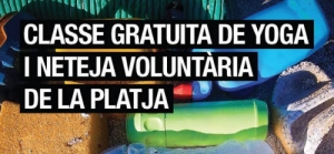 Classe gratuta de ioga i neteja voluntria de platja