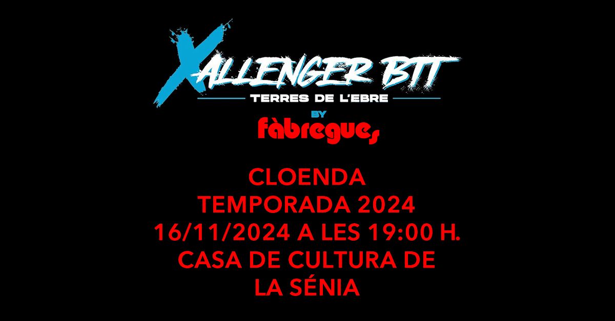 Clausura Xallenger BTT Terres de lEbre 2024