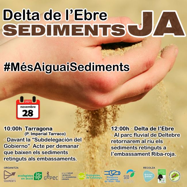 Sediments, Ja! Concentraci al parc fluvial de Deltebre