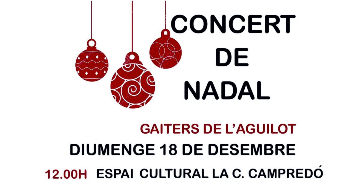 Concert de Nadal Gaiters de lAguilot