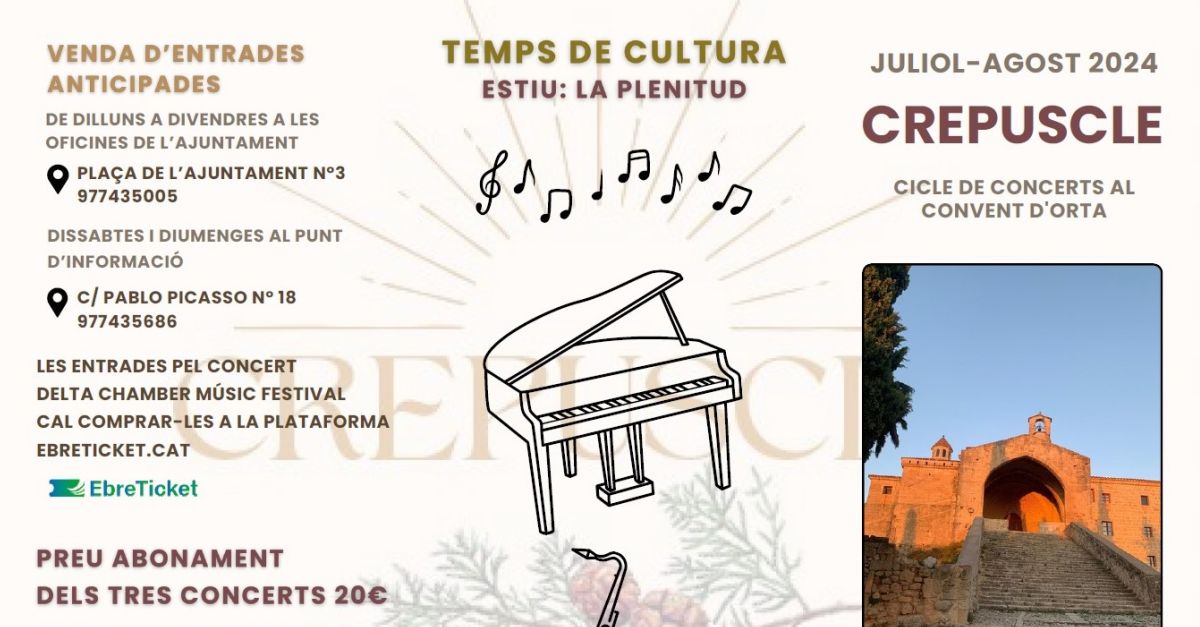 Cicle de concerts al Convent dOrta