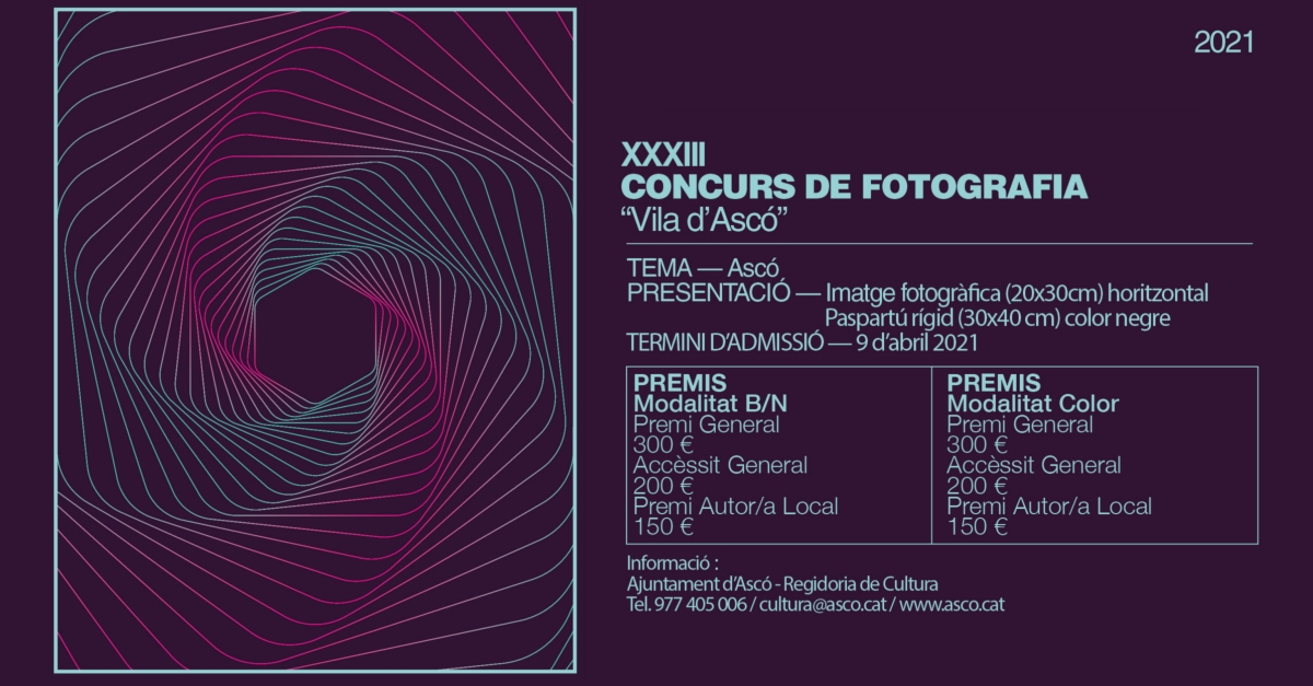 XXXIII Concurso de fotografa Vila dAsc