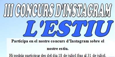 III Concurs d’Instagram L’estiu a la Palma d’Ebre