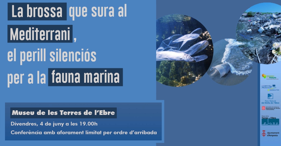 Conferncia La brossa que sura al Mediterrani, el silencis perill per a la fauna marina | EbreActiu.cat, revista digital d’oci actiu | Terres de l’Ebre ...