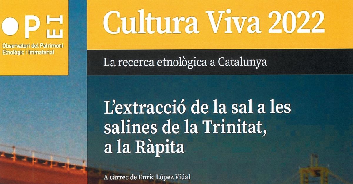 Conferencia: La extraccin de sal en las salinas de la Trinitat, en la Rpita