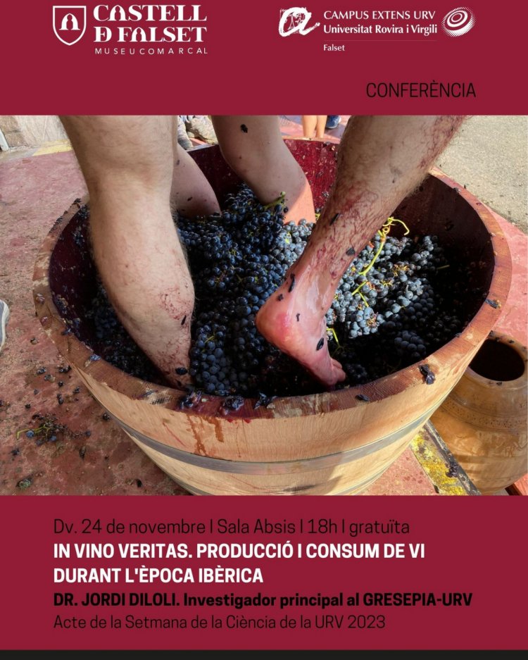 Conferncia: In vino veritas. Producci i consum de vi durant lpoca ibrica