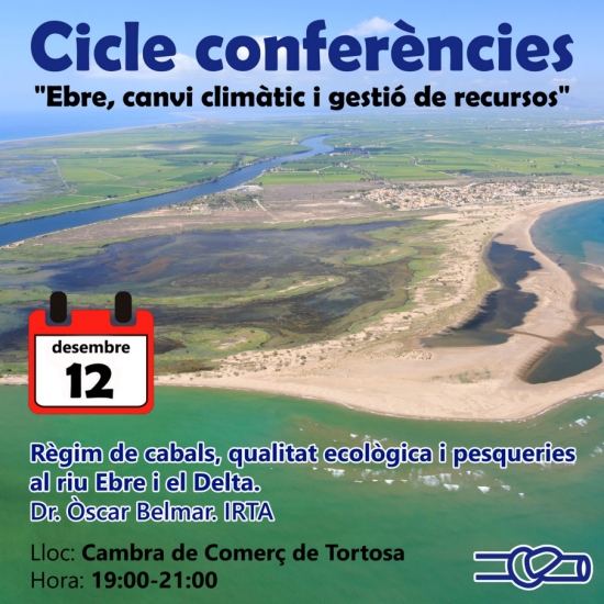 Cicle de conferncies Ebre, canvi climtic i gesti de recursos