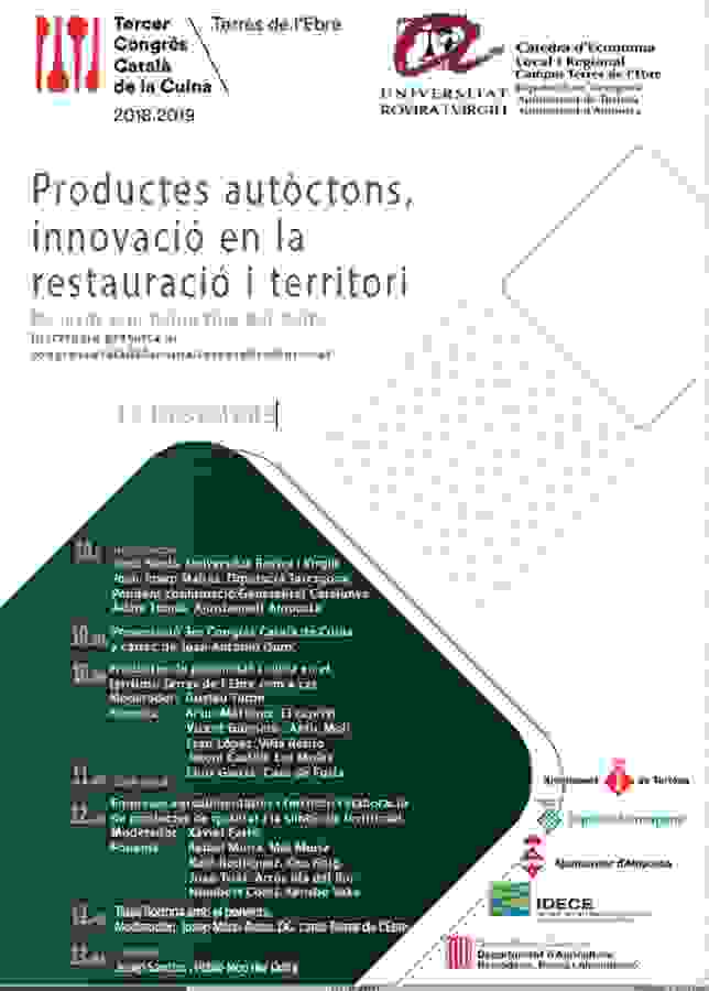 III Congrs Catal de la Cuina: Productes autctons, innovaci en la restauraci i territori