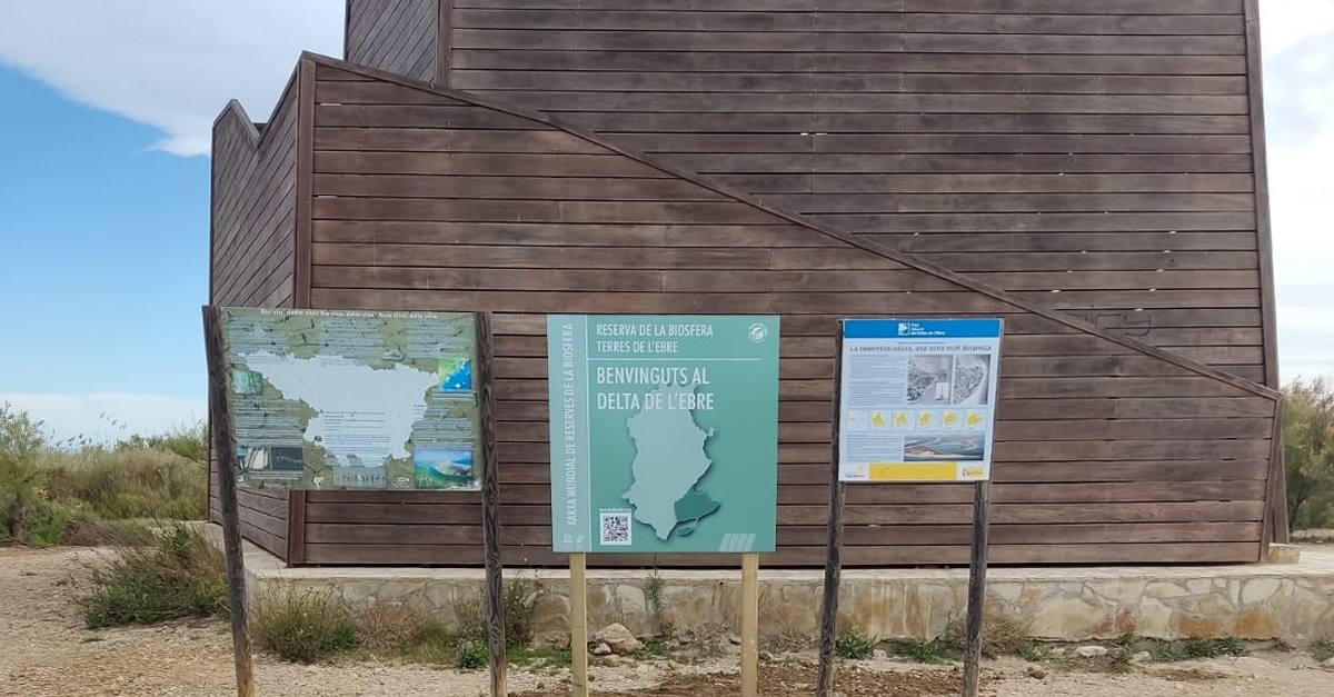 El COPATE installa panells informatius sobre la Reserva de la Biosfera en punts estratgics | EbreActiu.cat, revista digital d’oci actiu | Terres de l’Ebre ...