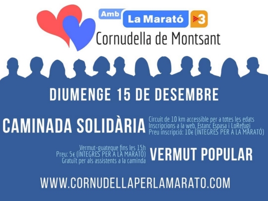 Caminada solidria amb La Marat de TV3 a Cornudella de Montsant