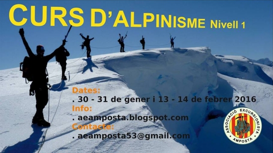 Curs dalpinisme nivell 1 (1r cap de setmana)