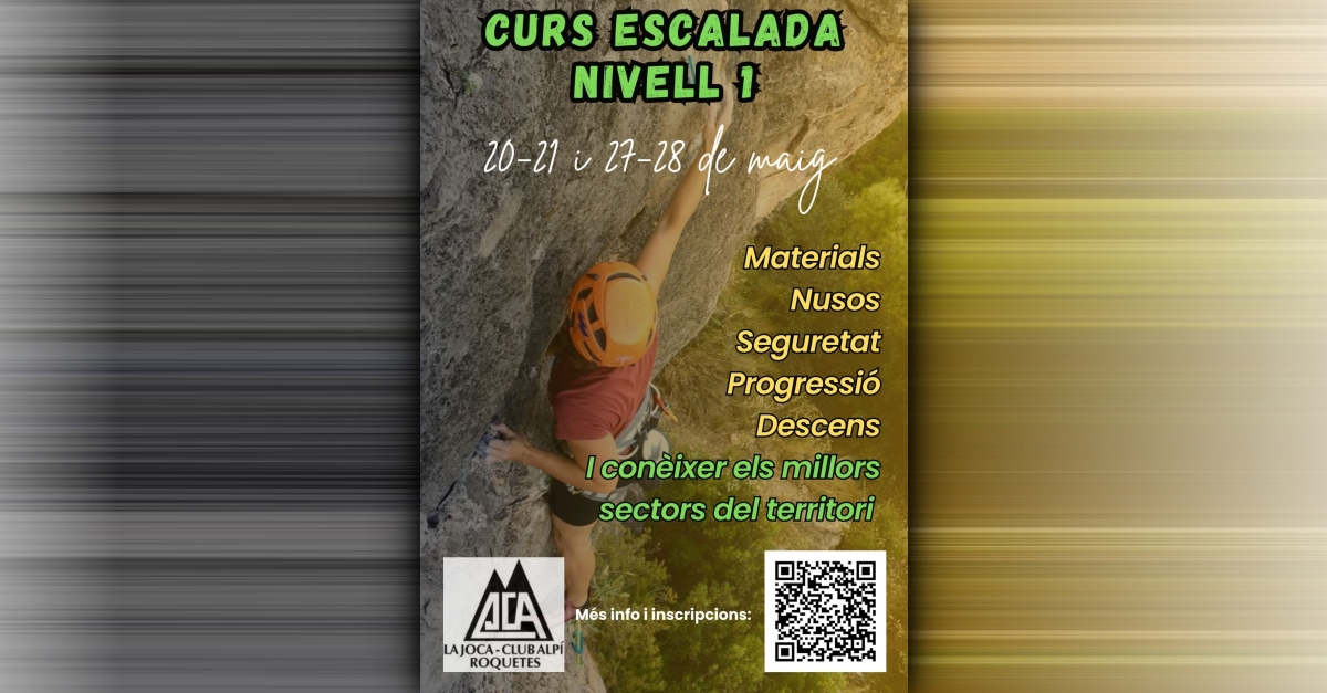 Curs d’Escalada Bàsic - Nivell 1 Curs d’Escalada Bàsic - Nivell 1