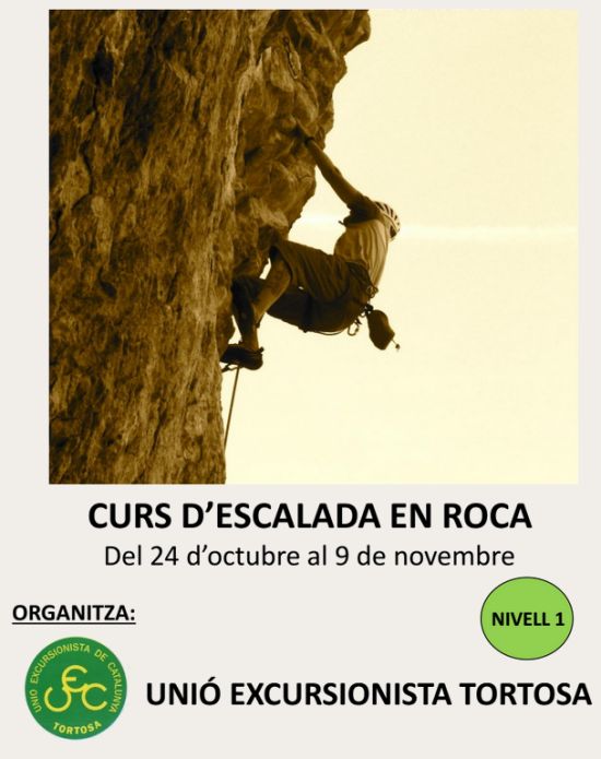 Curs d’escalada en roca - nivell 1