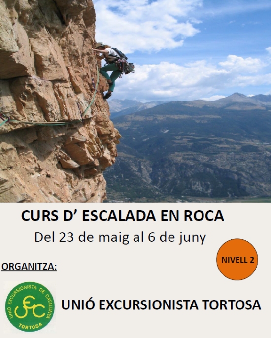 Curs d’escalada en roca - nivell 2