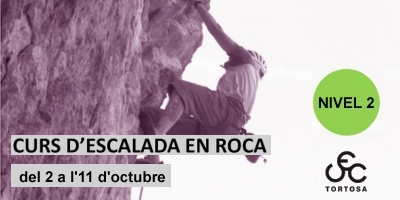 Curs d’escalada en roca - Nivell 2