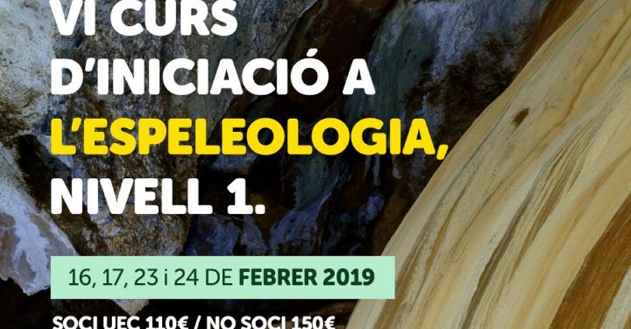 IV Curs diniciaci a lespeleologia, nivell 1