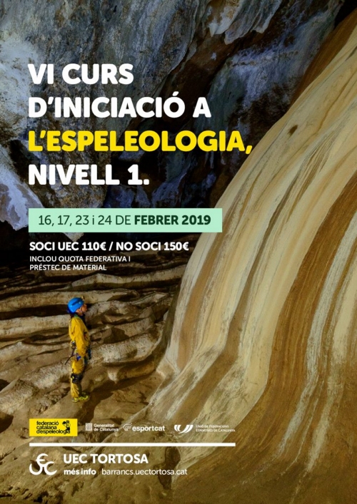 IV Curs diniciaci a lespeleologia, nivell 1