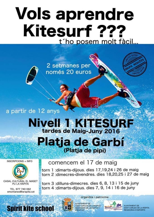 Curs de nivell 1 de kitesurf