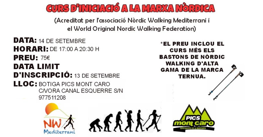 Curso de iniciacin a la marcha nrdica