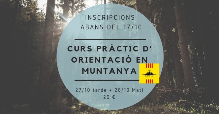 Inscripcin al Curso Prctico de Orientacin por Montaa