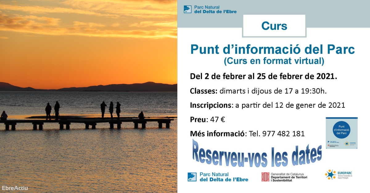 Nou curs per acreditar-se com a Punt dInformaci del Parc Natural del Delta de lEbre