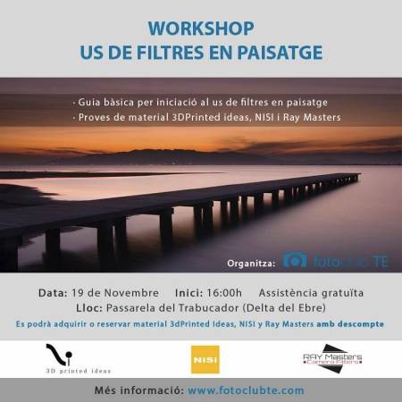 Workshop. Us de filtres en paisatges