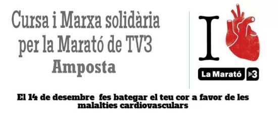 Cursa i Marxa solidria per la Marat de TV3 a Amposta