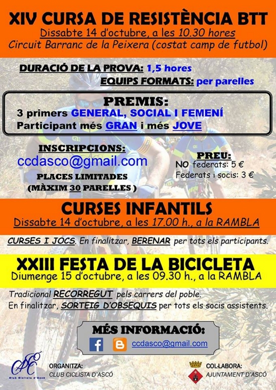 XIV Cursa de resistncia BTT 