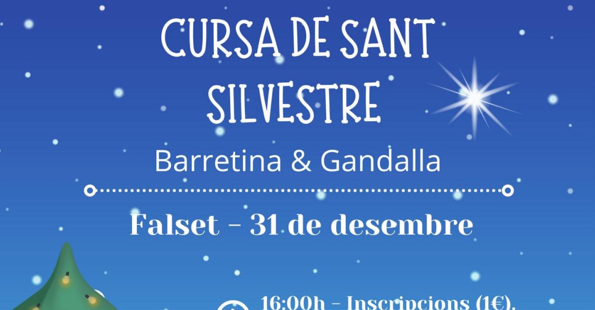 Cursa de Sant Silvestre en Falset