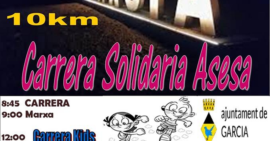 Carrera y marcha solidaria contra el cncer infantil