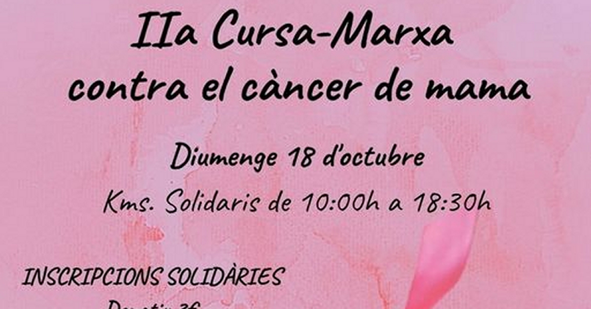 II Cursa-Marxa contra el cncer de mama