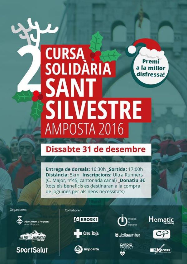 2a Cursa solidria Sant Silvestre Amposta 2016