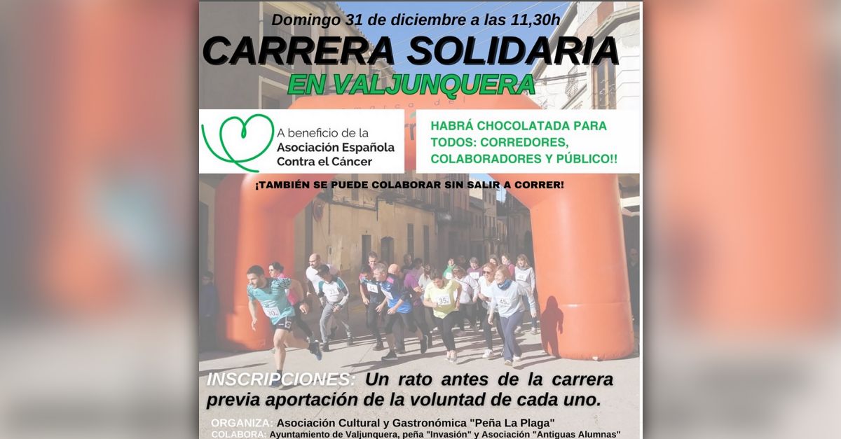 Carrera solidaria en Valjunquera