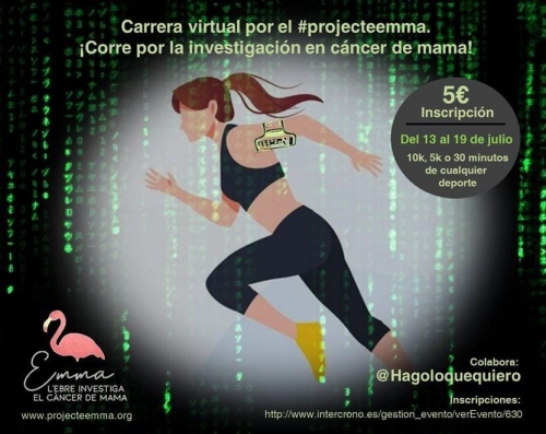 Cursa virtual pel Projecte Emma