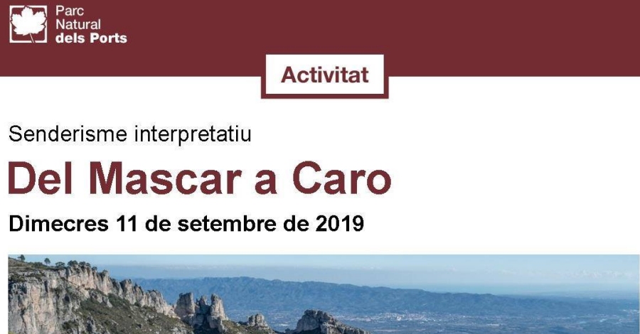 Itinerario circular des del Mascar al cim de Caro