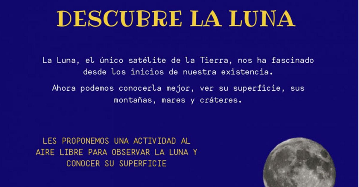 Descubre la luna