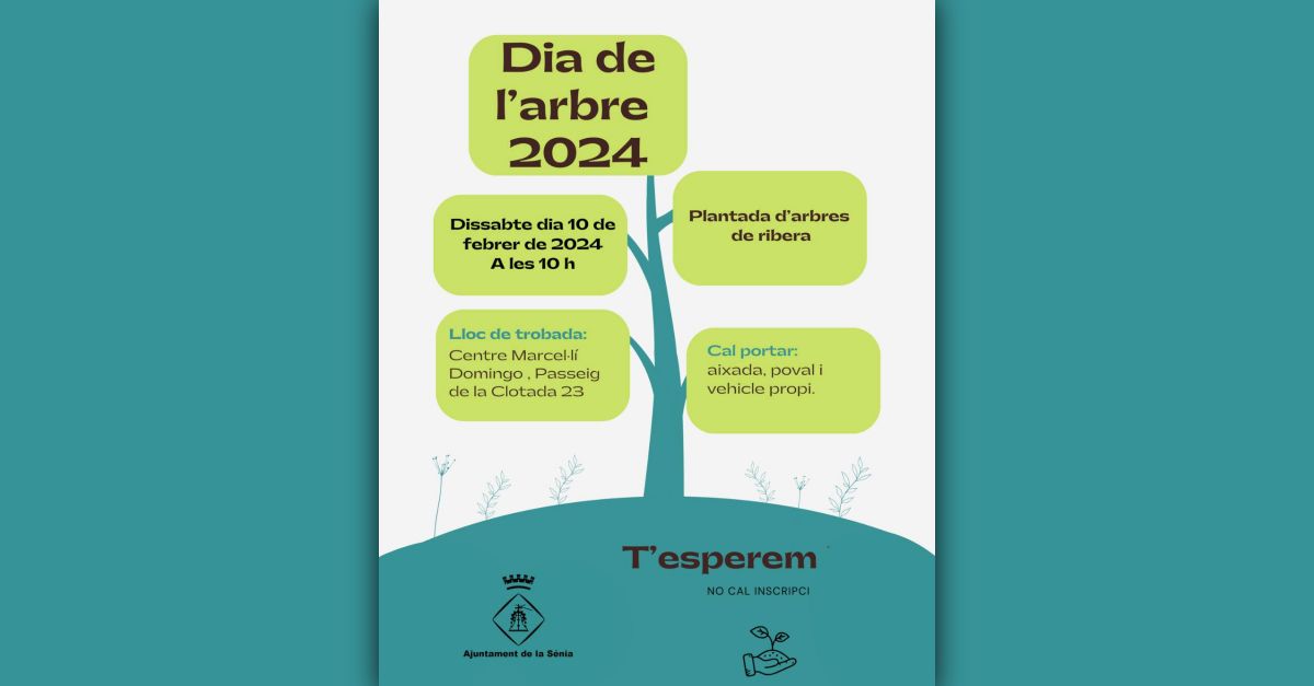 Dia de larbre 2024 a la Snia: Plantada darbres de ribera