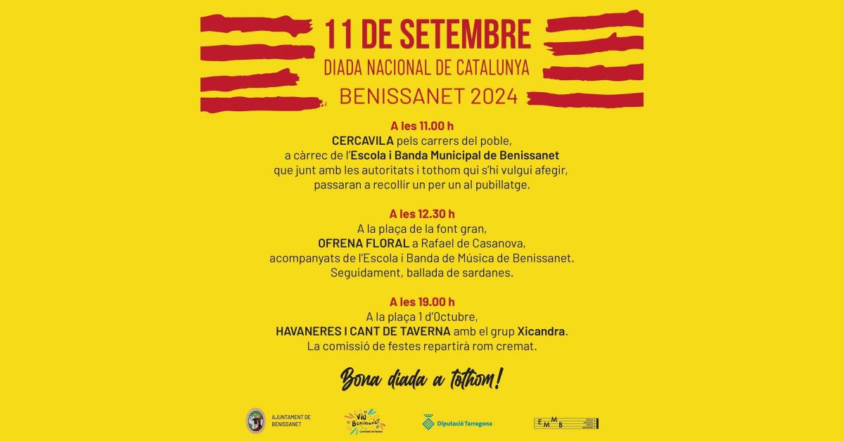 Diada Nacional de Catalunya a Benissanet