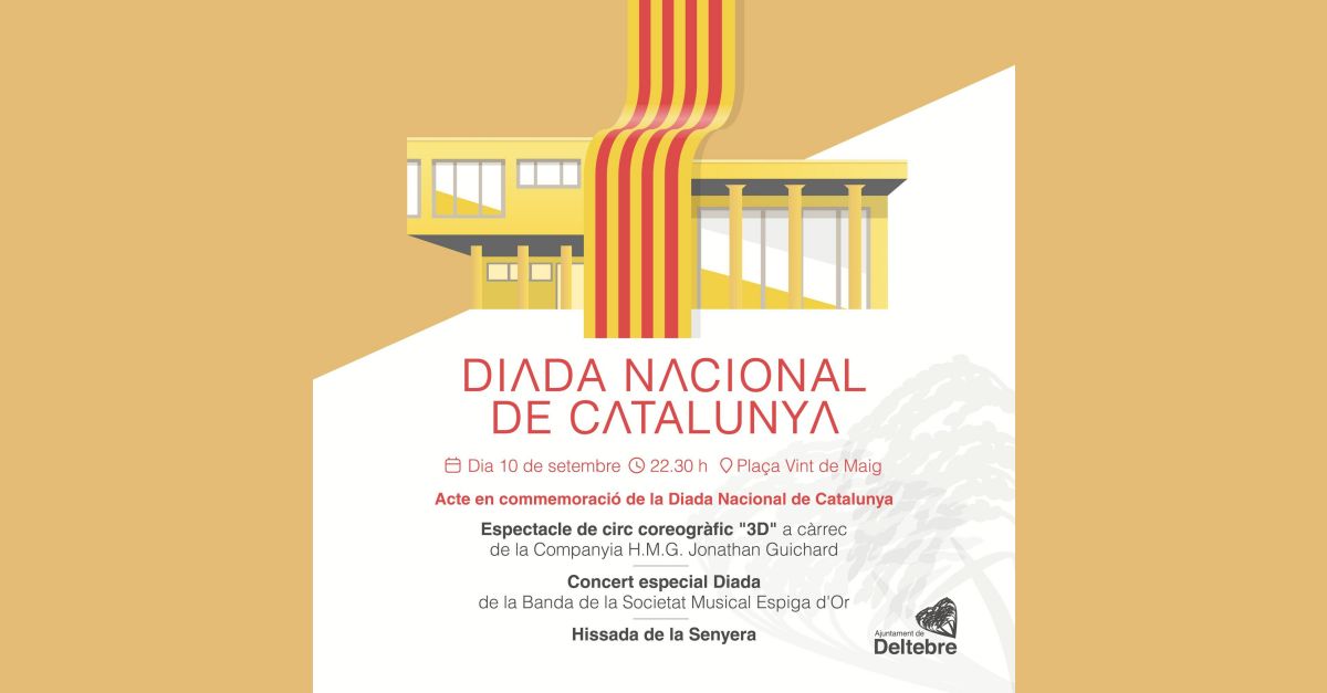 Diada Nacional de Catalunya en Deltebre