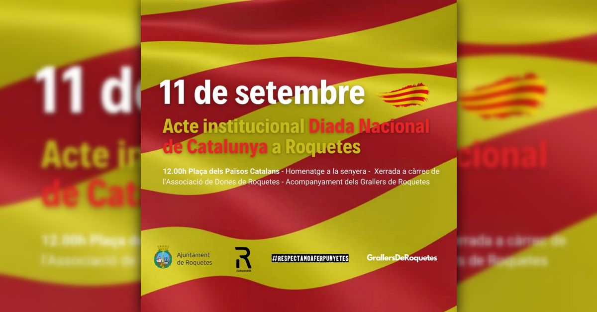 Diada Nacional de Catalunya en Roquetes