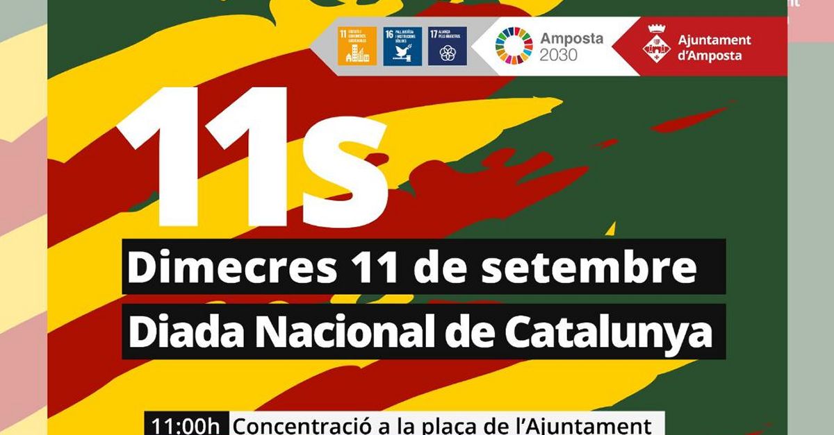 Diada Nacional de Catalunya en Amposta