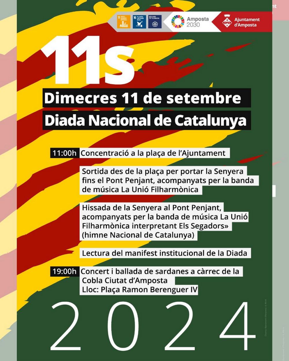 Diada Nacional de Catalunya a Amposta